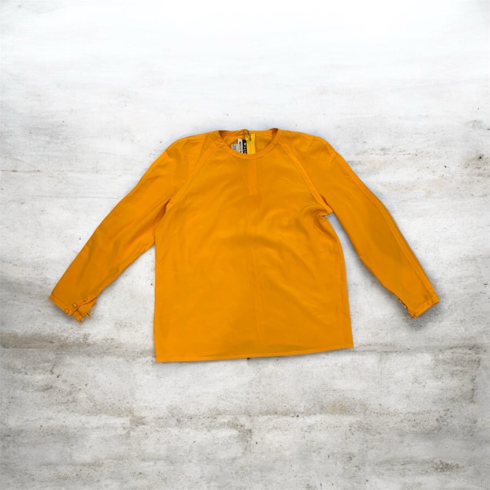 Vintage 90s Williams Williams Gold Long Sleeve Top Sz 10